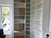 offener Schrank über Eck gebaut 