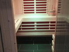 Kombination finnische und Infrarotsauna