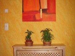 Sideboard Holz mit gemusterter Tür