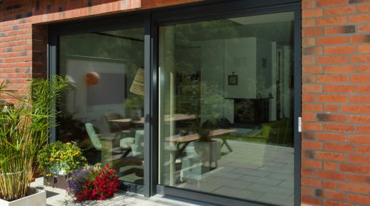 Terrassentür dunkelgrau von PaX
