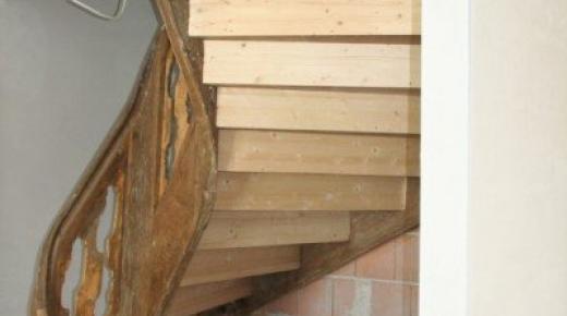 Sanierung Holztreppe
